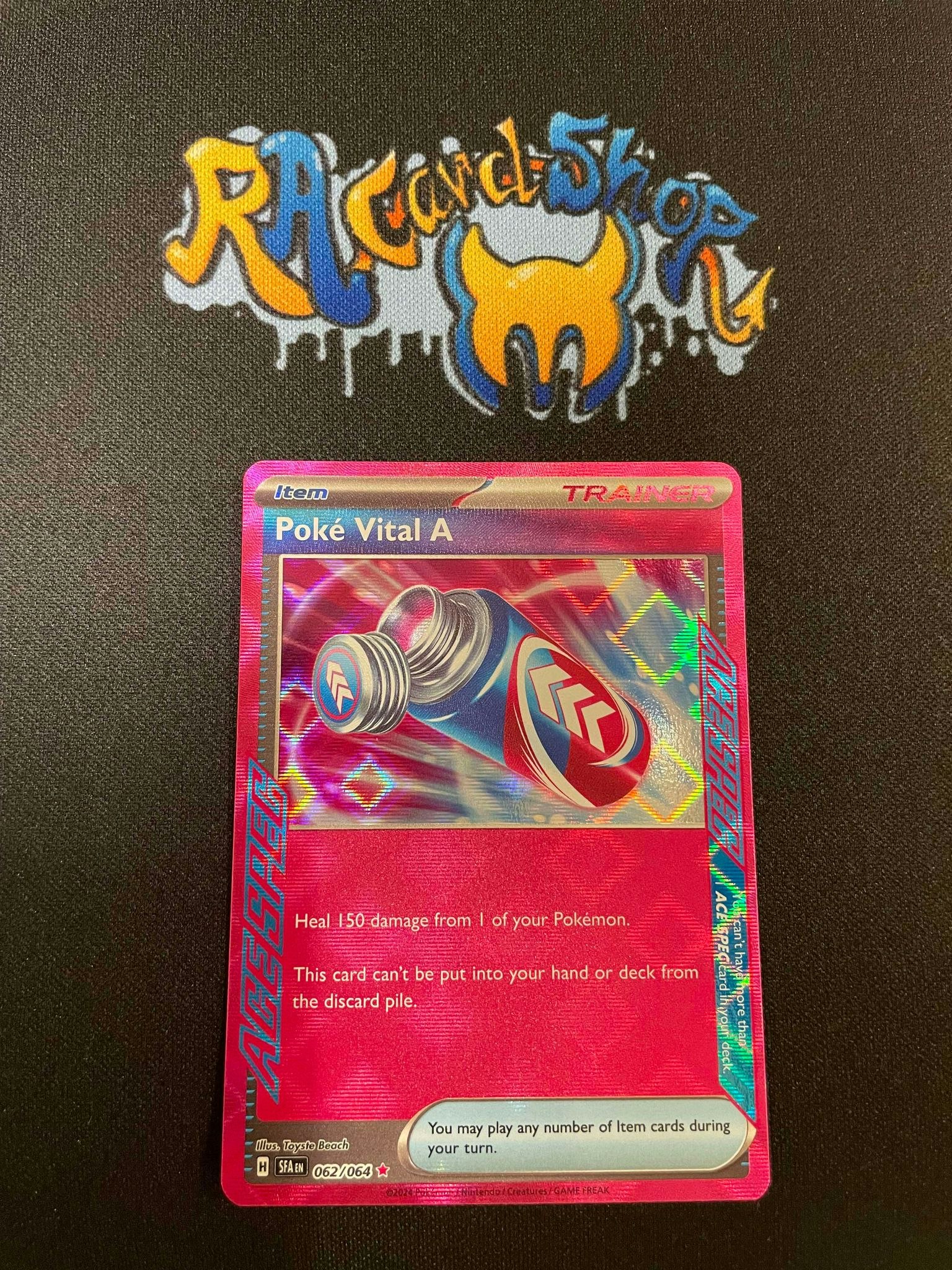 Poke Vital A ACE Rare 062/064 Shrouded Fable Pokemon