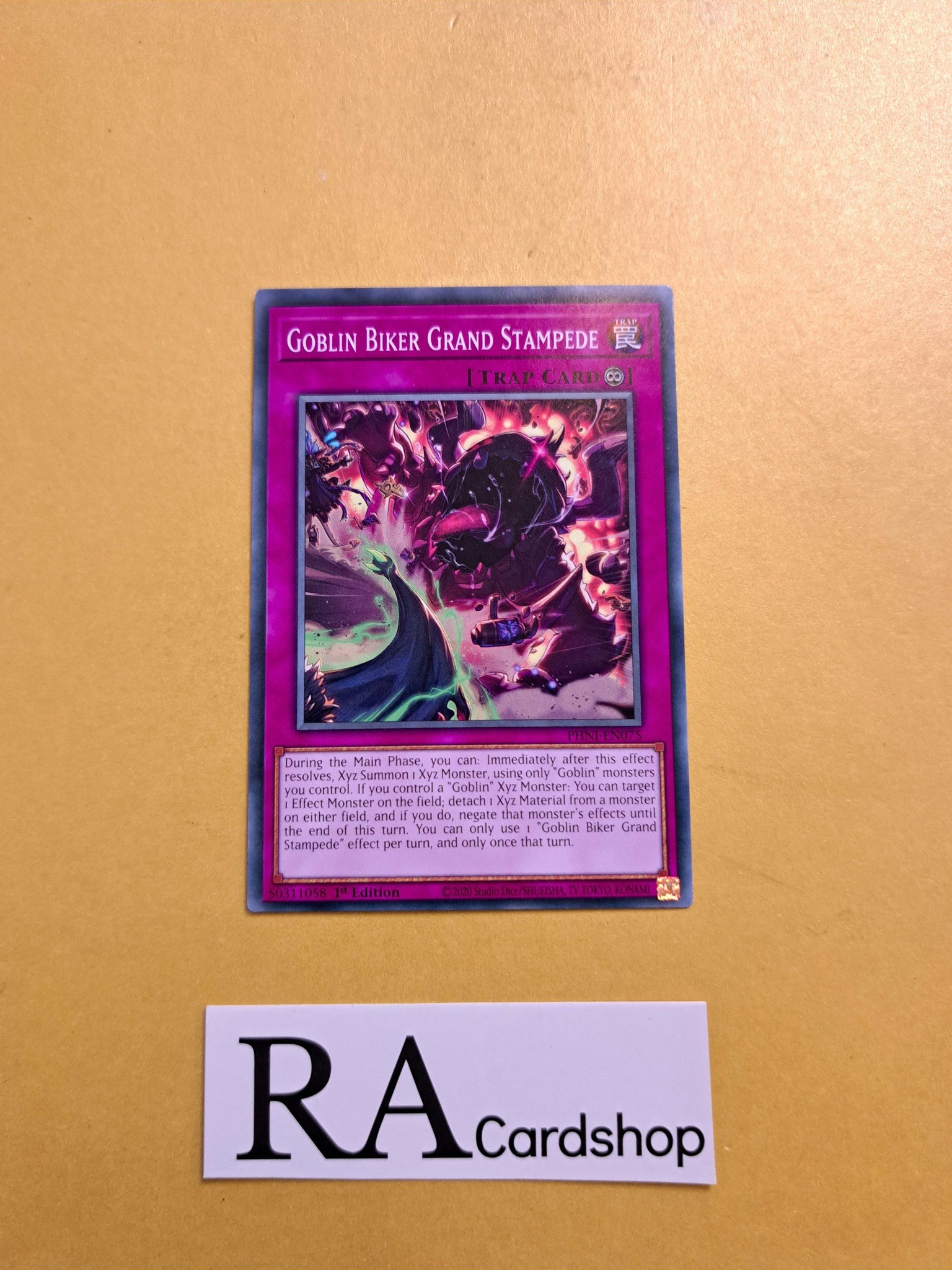 Goblin Biker Grand Stampede Common PHNI-EN075 1st Edititon Phantom Nightmare PHNI Yu-Gi-Oh