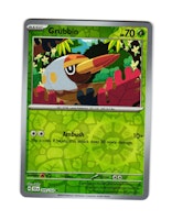 Grubbin Reverse Holo Common 009/142 Stellar Crown Pokemon