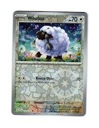 Wooloo Reverse Holo Common 124/142 Stellar Crown Pokemon