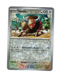Tauros Reverse Holo Common 112/142 Stellar Crown Pokemon