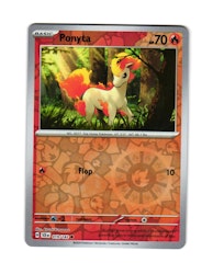 Ponyta Reverse Holo Common 019/142 Stellar Crown Pokemon