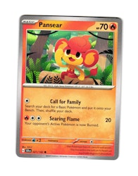 Pansear Common 021/142 Stellar Crown Pokemon