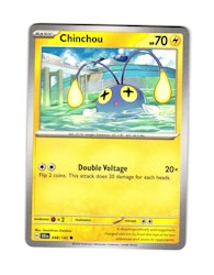 Chinchou Common 048/142 Stellar Crown Pokemon