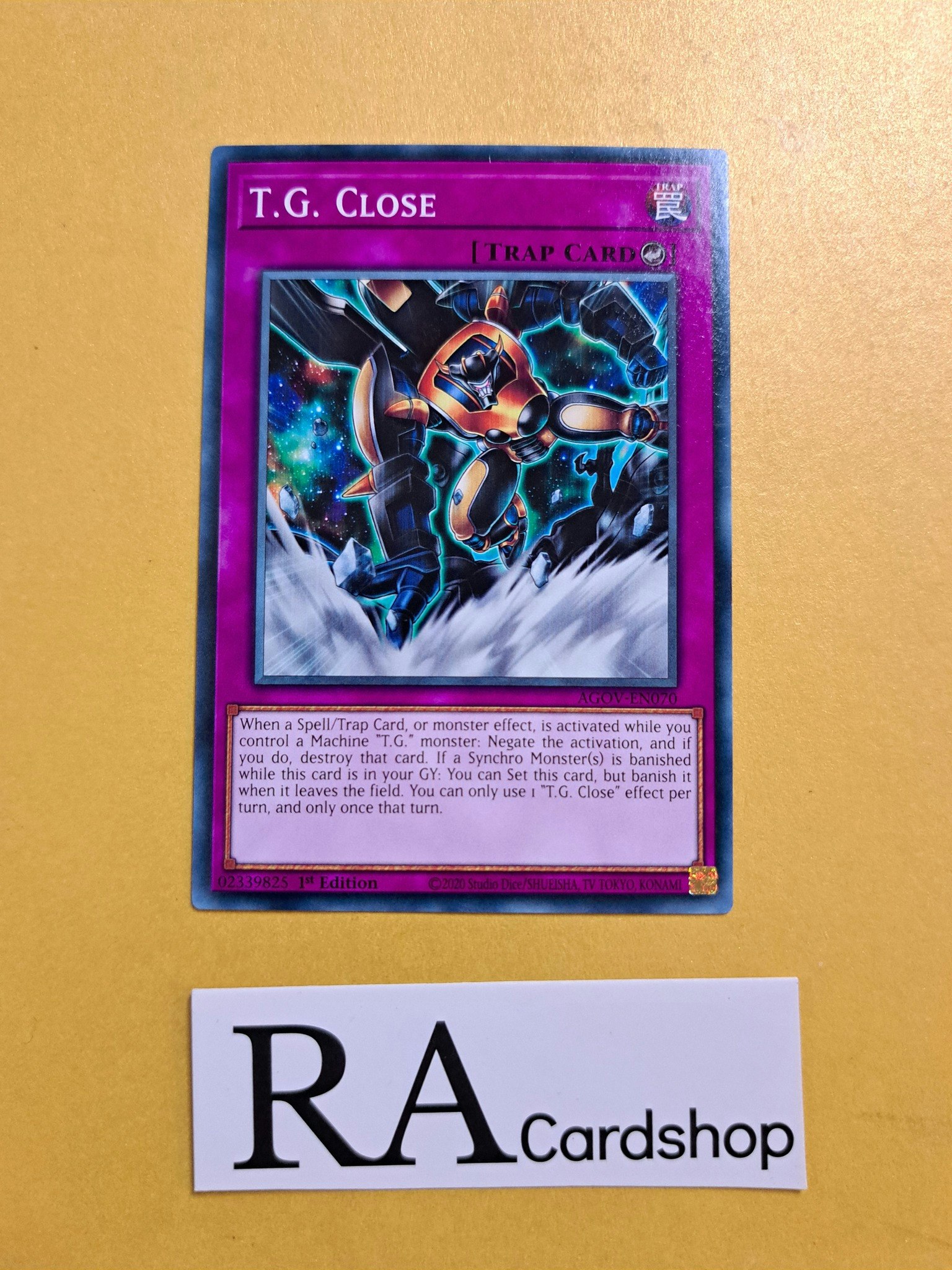 T.G. Close Common AGOV-EN070 1st Edition Age of Overlord 2020 AGOV Yu-Gi-Oh