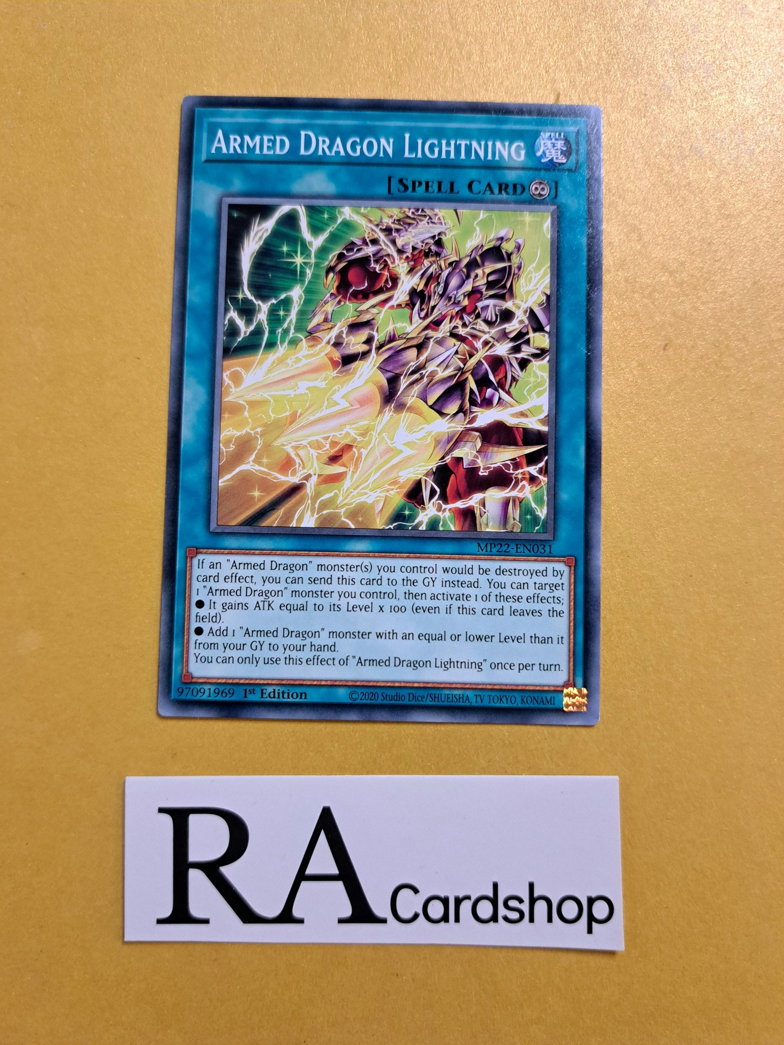 Armed Dragon Lightning Common MP22-EN031 1st Edition Tin of the Pharaohs Gods 2022 MP22 Yu-Gi-Oh