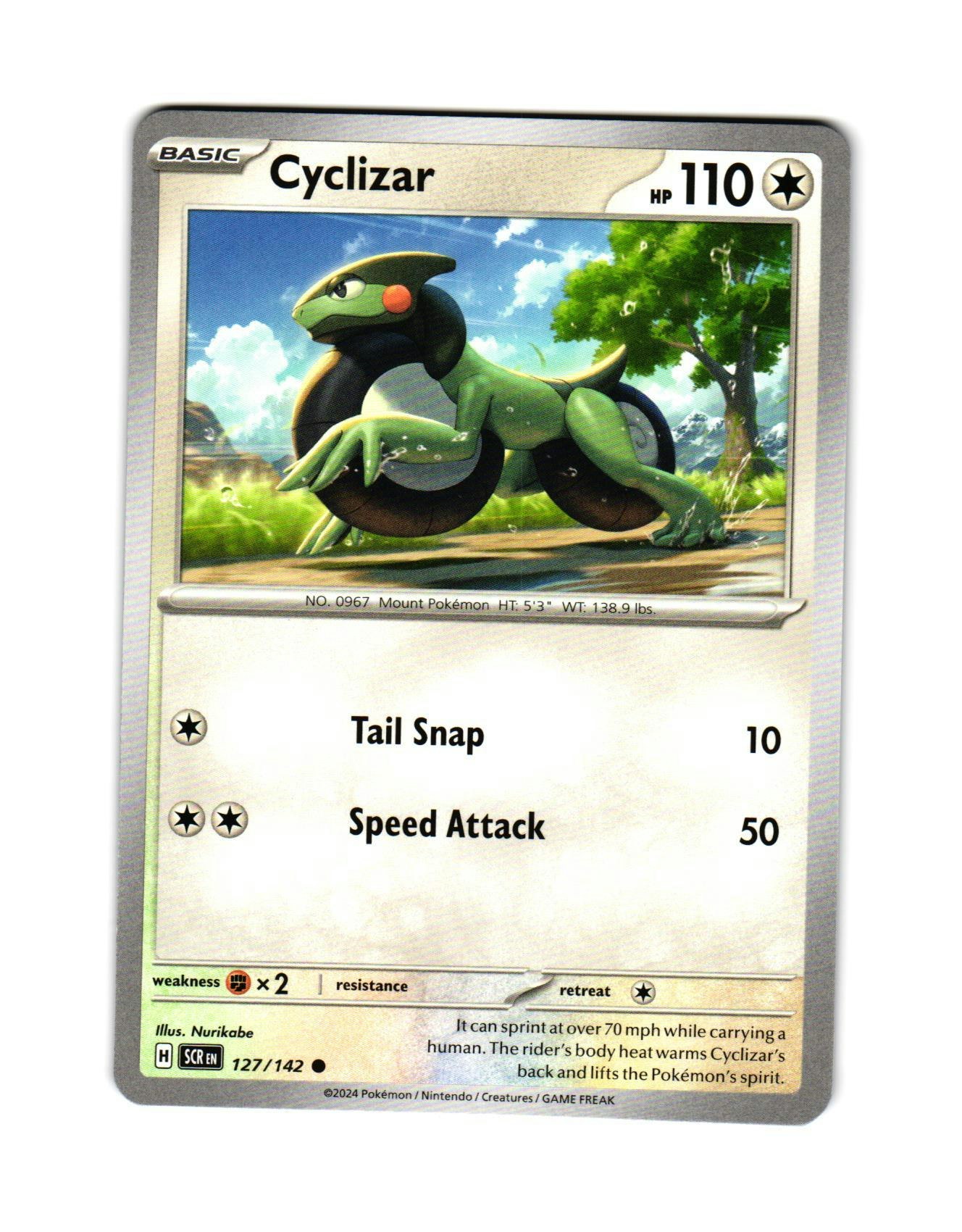 Cyclizar Common 127/142 Stellar Crown Pokemon