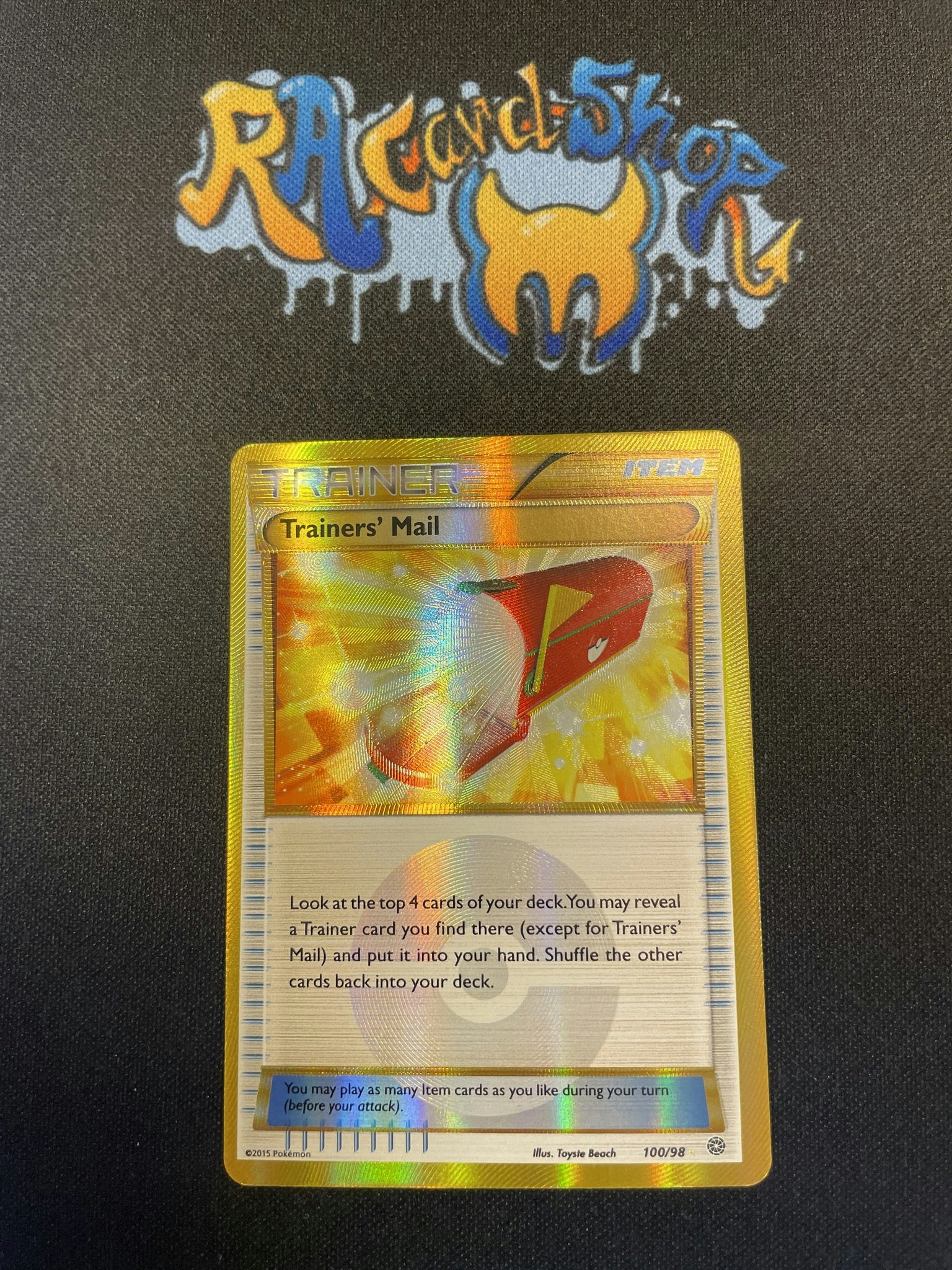 Trainers Mail Secret Rare 100/98 Ancient Origins Pokemon