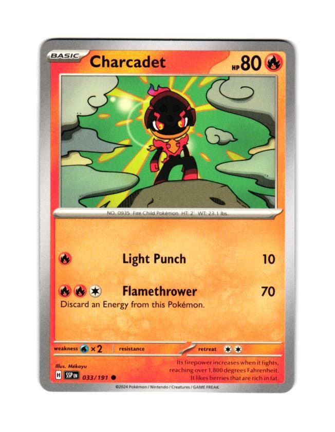 Charcadet Common 033/191 Surging Sparks Pokemon