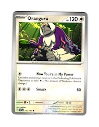 Oranguru Common 156/191 Surging Sparks Pokemon