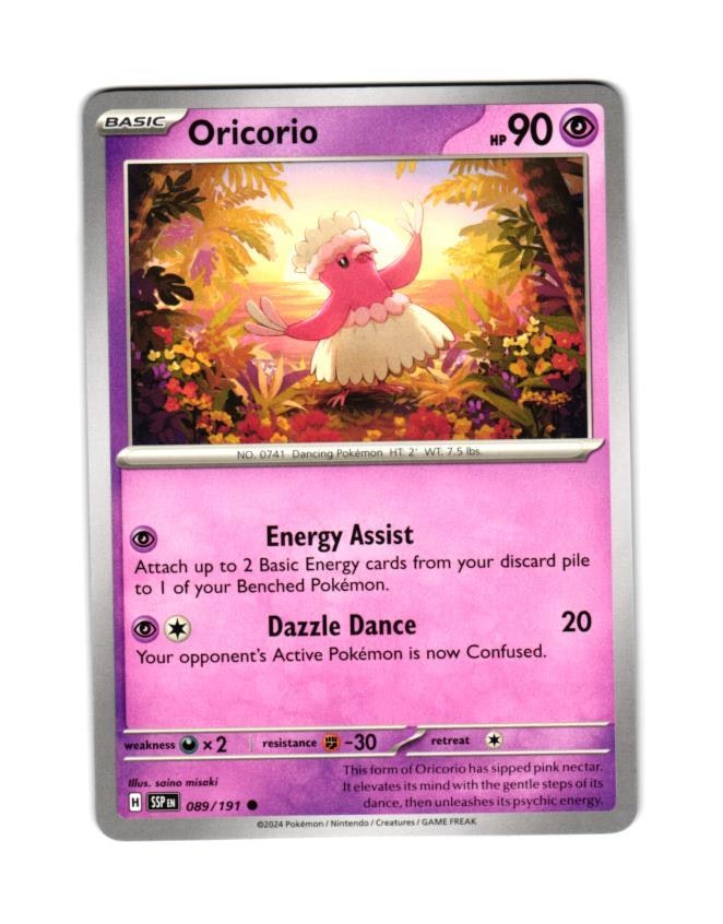 Oricorio Common 089/191 Surging Sparks Pokemon