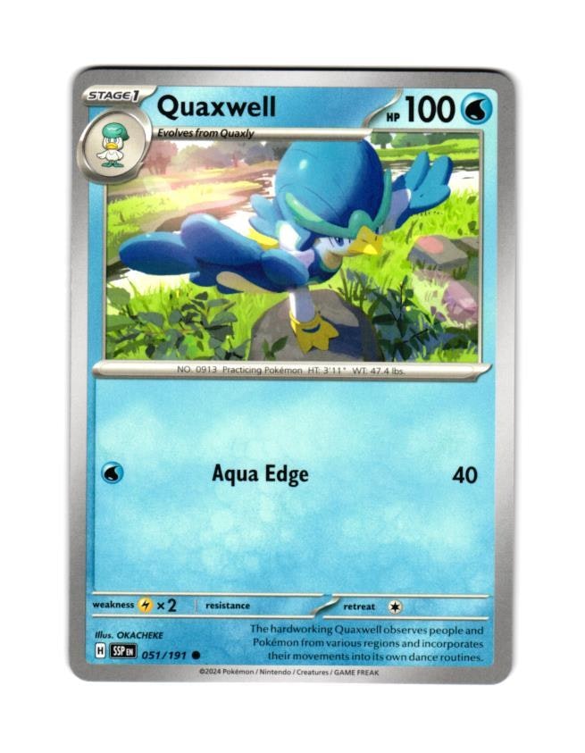 Quaxwell Common 051/191 Surging Sparks Pokemon