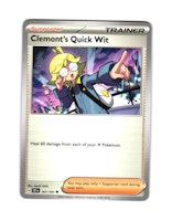 Clemonts Quick Wit Uncommon 167/191 Surging Sparks Pokemon