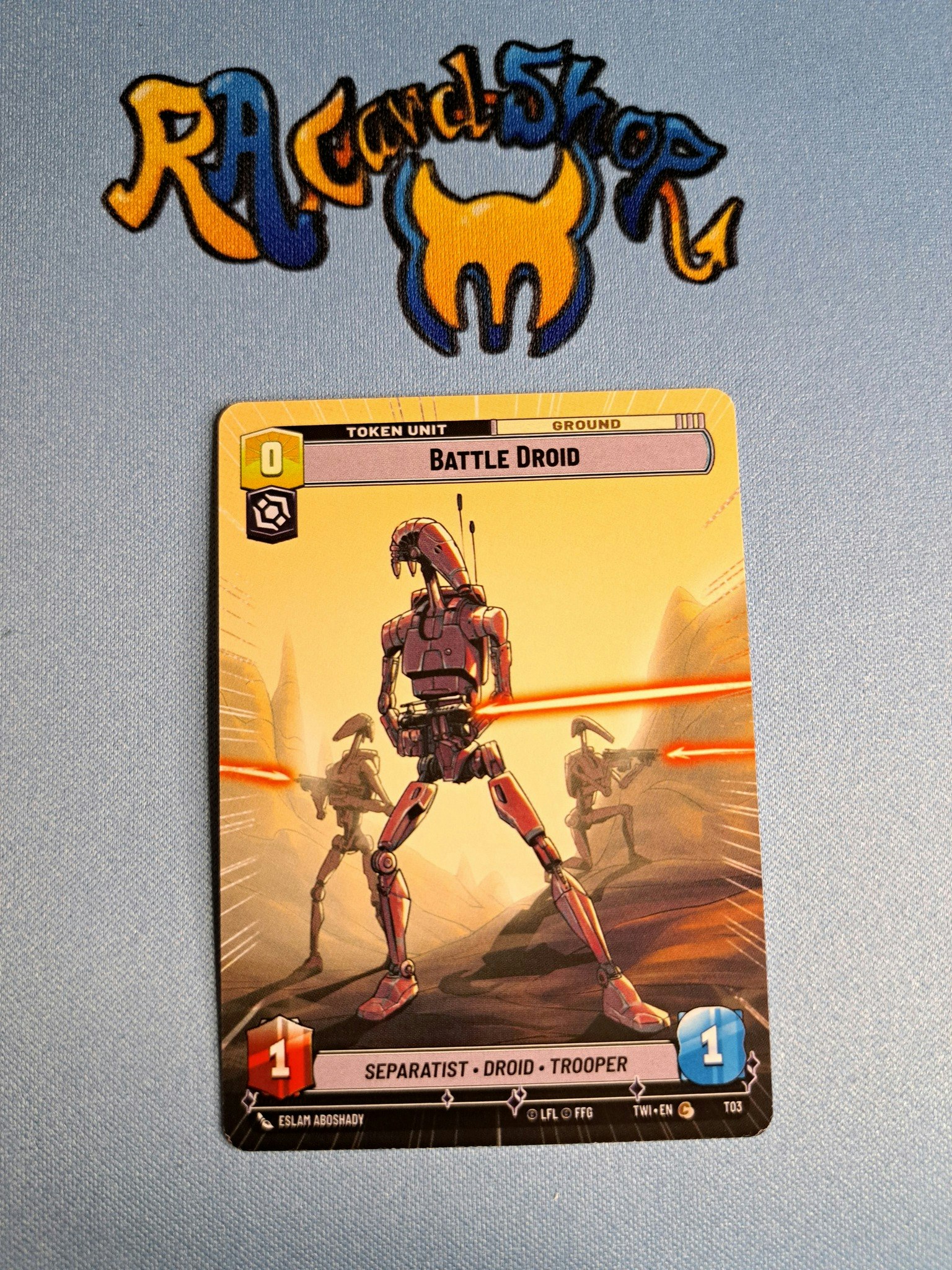 The Crystal City / Battle Droid Common Hyper 296 Twilight of the Republic (TWI) Star Wars Unlimited TCG