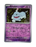 Greavard Reverse Holo Common 070/142 Stellar Crown Pokemon