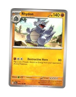 Rhydon Common 075/142 Stellar Crown Pokemon