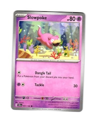 Slowpoke Common 057/142 Stellar Crown Pokemon