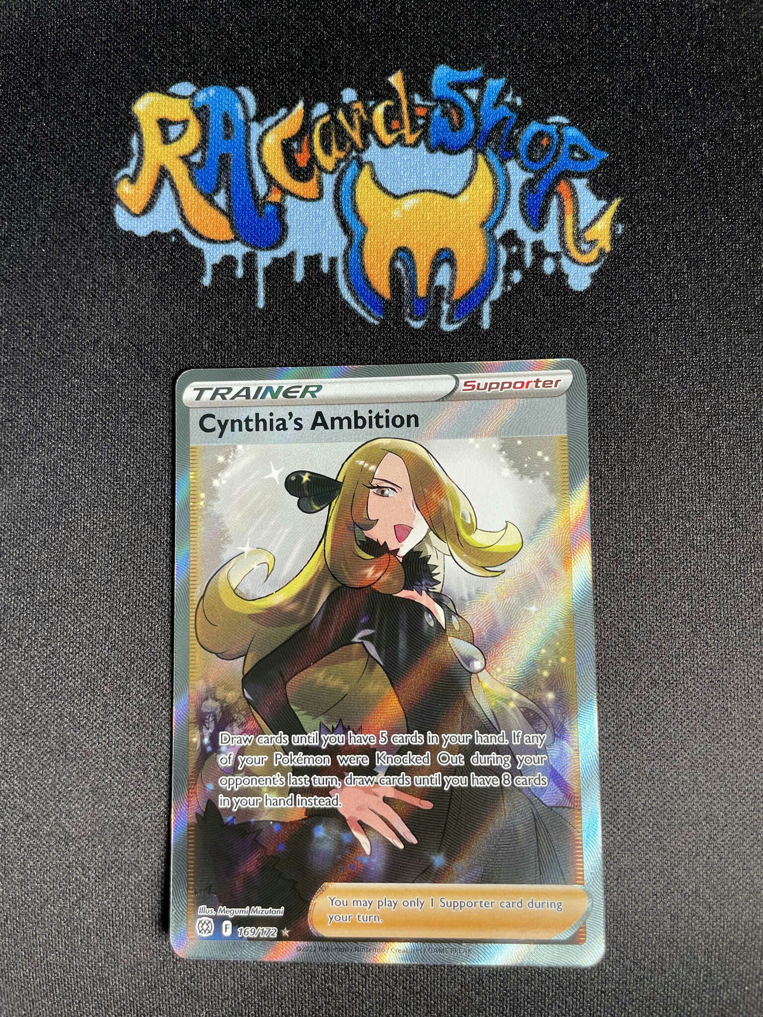 Cynthia's Ambition Ultra Rare 169/172 Brilliant Stars Pokemon