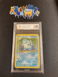 Blastoise Holo Rare 2/102 Base Set Raukcard 2 Pokemon