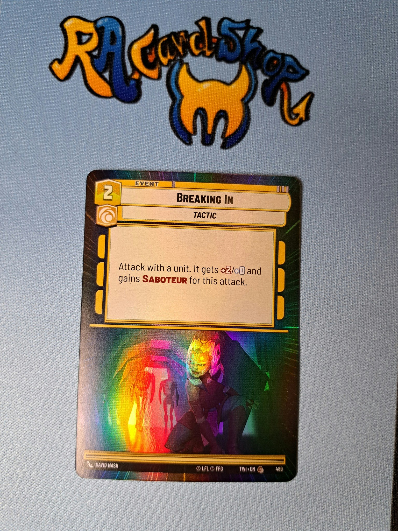 Breaking In Common Hyper Foil 489 Twilight of the Republic (TWI) Star Wars Unlimited TCG