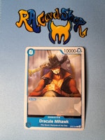 Dracule Mihawk Pre Release Common OP07-044 500 Years In To the Future OP07 One Piece Card Game