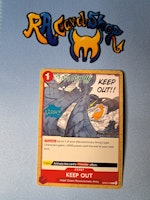 KEEP OUT Common Pre Release OP07-018 500 Years In To the Future OP07 One Piece Card Game
