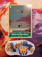 There the Wind Blows P-058 Numbered Promo One Piece Card Game