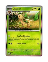 Leafeon Holo Rare 005/133 Prismatic Evolutions Pokemon