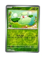 Cottonee Reverse Holo Common 007/133 Prismatic Evolutions Pokemon