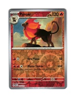 Pyroar Reverse Holo Uncommon 016/133 Prismatic Evolutions Pokemon