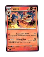 Flareon Holo Rare 013/133 Prismatic Evolutions Pokemon