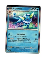 Vaporeon Holo Rare 022/133 Prismatic Evolutions Pokemon