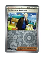 Professors Research Reverse Holo Common 124/133 Prismatic Evolutions Pokemon