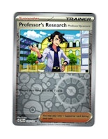 Professors Research Reverse Holo Common 125/133 Prismatic Evolutions Pokemon