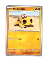 Hippopotas Common 052/133 Prismatic Evolutions Pokemon
