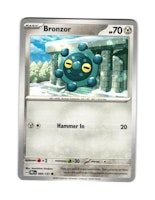 Bronzor Common 066/133 Prismatic Evolutions Pokemon