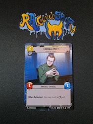 Admiral Motti Common Hyper 07/20 Weekly Play Promo Star Wars Unlimited SWU