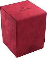 GameGenic Squire 100+ XL Convertible Deck Box Red