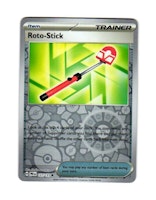 Roto Stick Reverse Holo Common 127/133 Prismatic Evolutions Pokemon