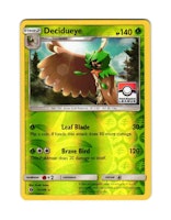 Decidueye Reverse Holo Rare 11/149 Pokemon League Stamp Sun & Moon Pokemon