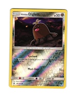 Alolan Diglett Reverse Holo Common 86/149 Sun and Moon Pokemon