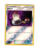 Switch Reverse Holo Uncommon 132/149 Sun & Moon Pokemon