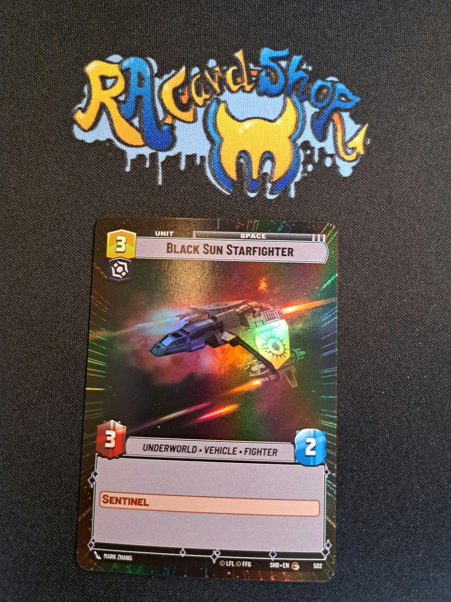 Black Sun Starfighter Common Hyper Foil 502 Shadows of the Galaxy SHD Star Wars Unlimited TCG