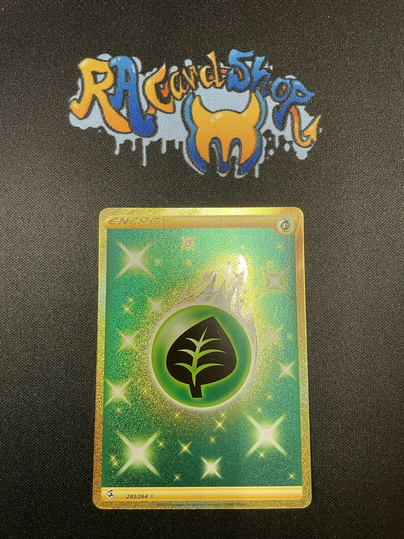 Grass Energy Secret Rare 283/264 Fusion Strike Pokemon
