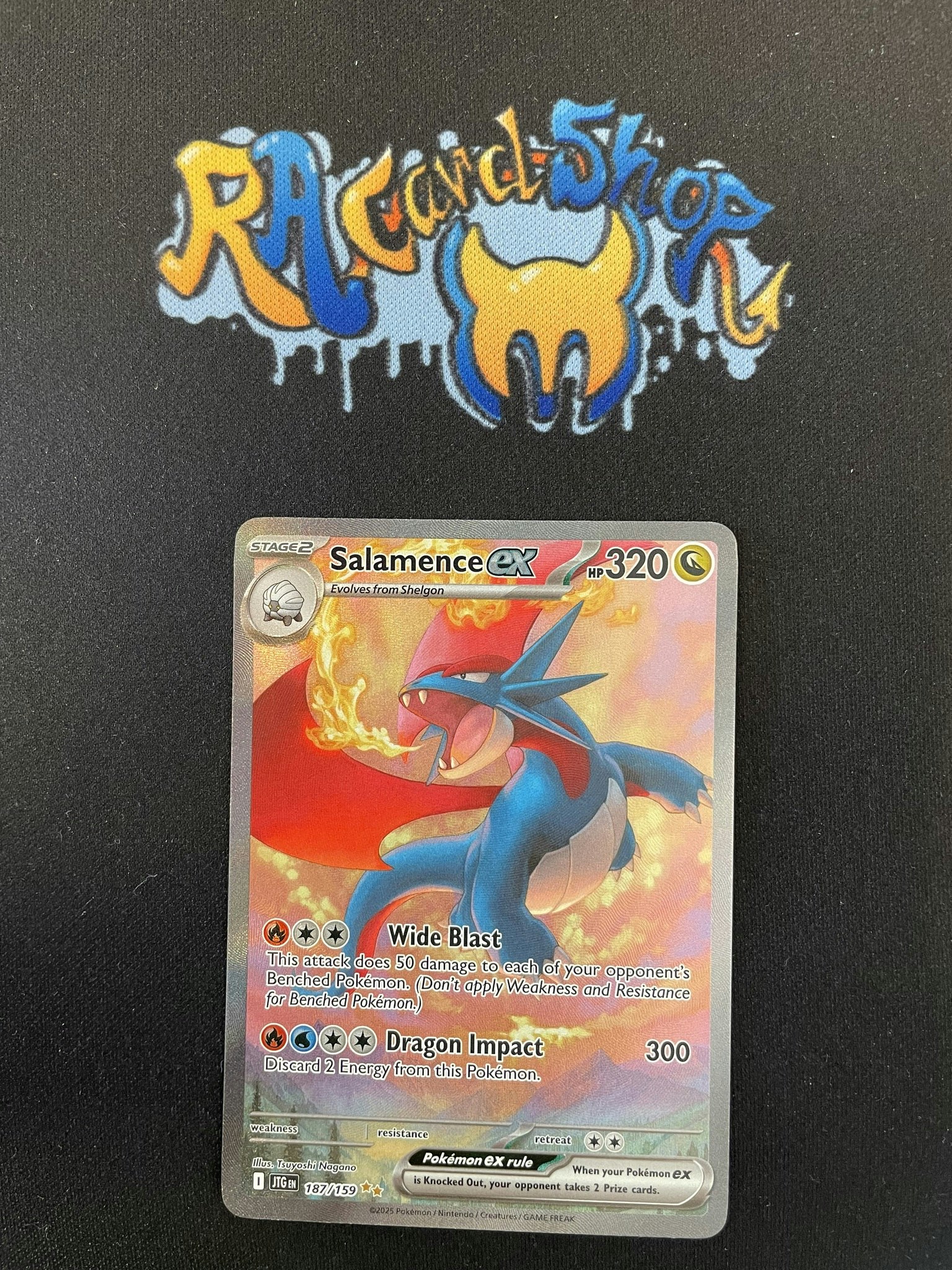 Salamence ex Special Illustration Rare 187/159 Journey Together Pokemon Release 28/3