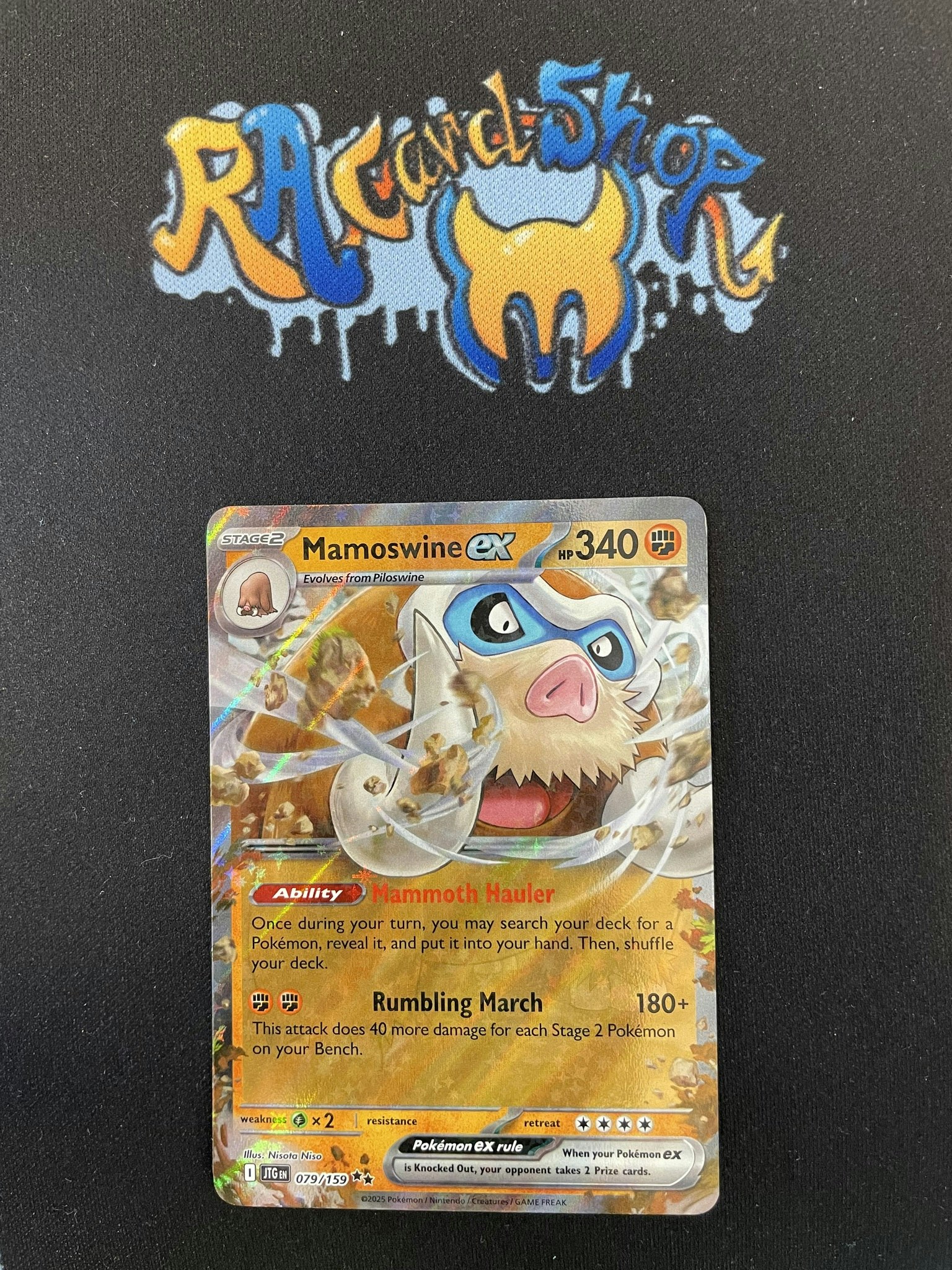 Mamoswine ex Double Rare 079/159 Journey Together Pokemon Release 28/3