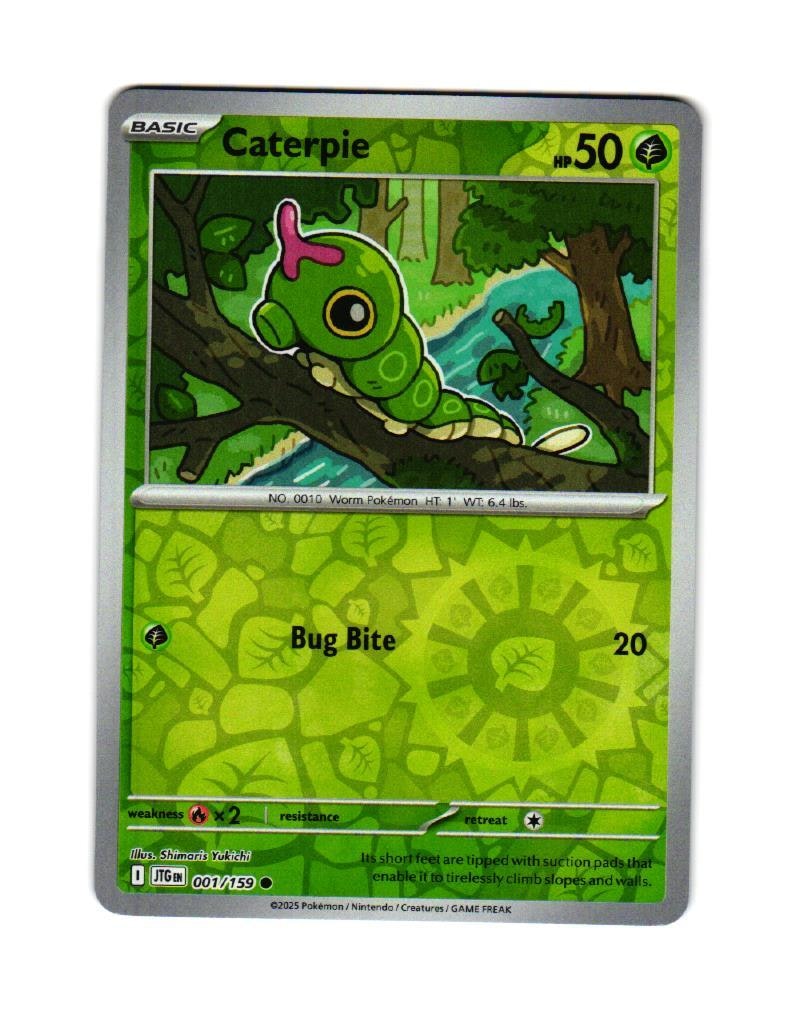 Caterpie Reverse Holo Common 001/159 Journey Together Pokemon