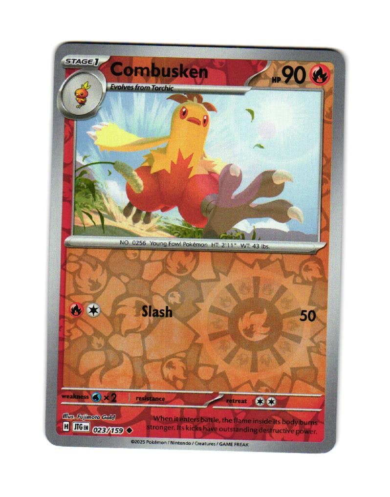 Combusken Reverse Holo Uncommon 023/159 Journey Together Pokemon