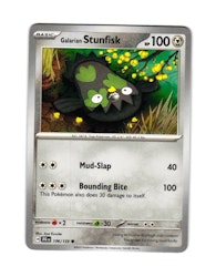 Galarian Stunfisk Common 106/159 Journey Together Pokemon