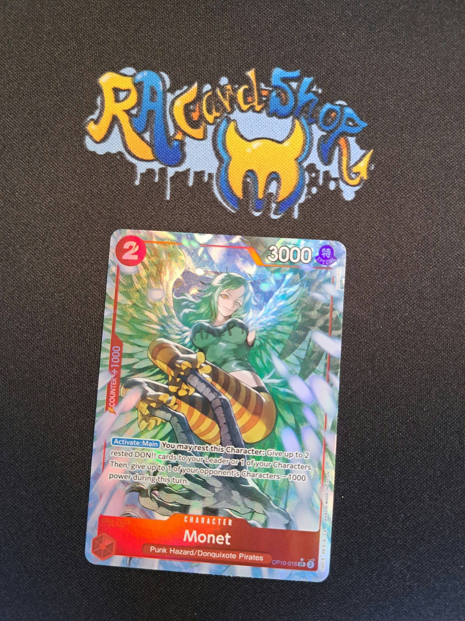 Monet Super Rare Alternative Art OP10-016 Royal Blood One Piece Card Game TCG CCG